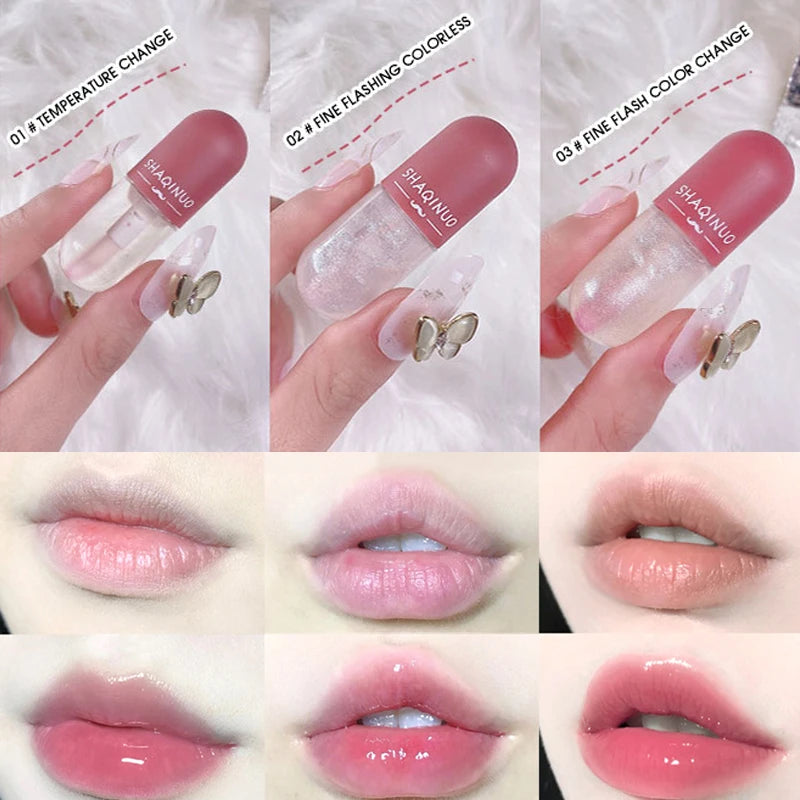 Kit de Brilho Labial Hidratante Shaqinuo