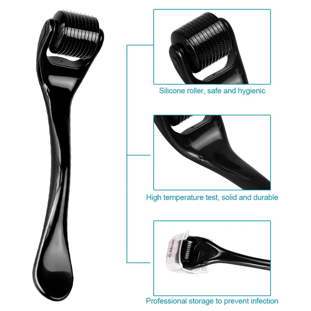 Derma Roller Profissional – Estimula Crescimento Capilar e Cuidados com a Pele